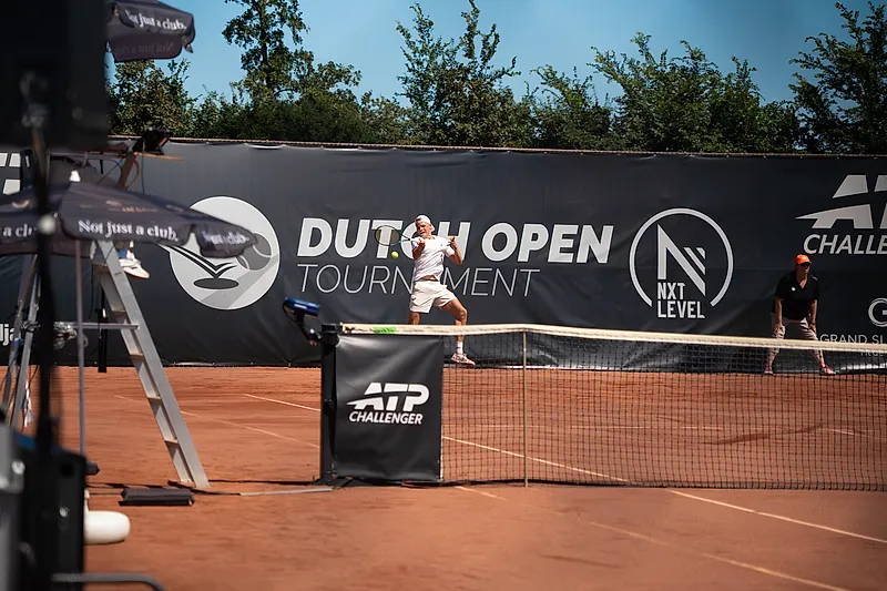 Netspel tijdens het Dutch Open Tournament