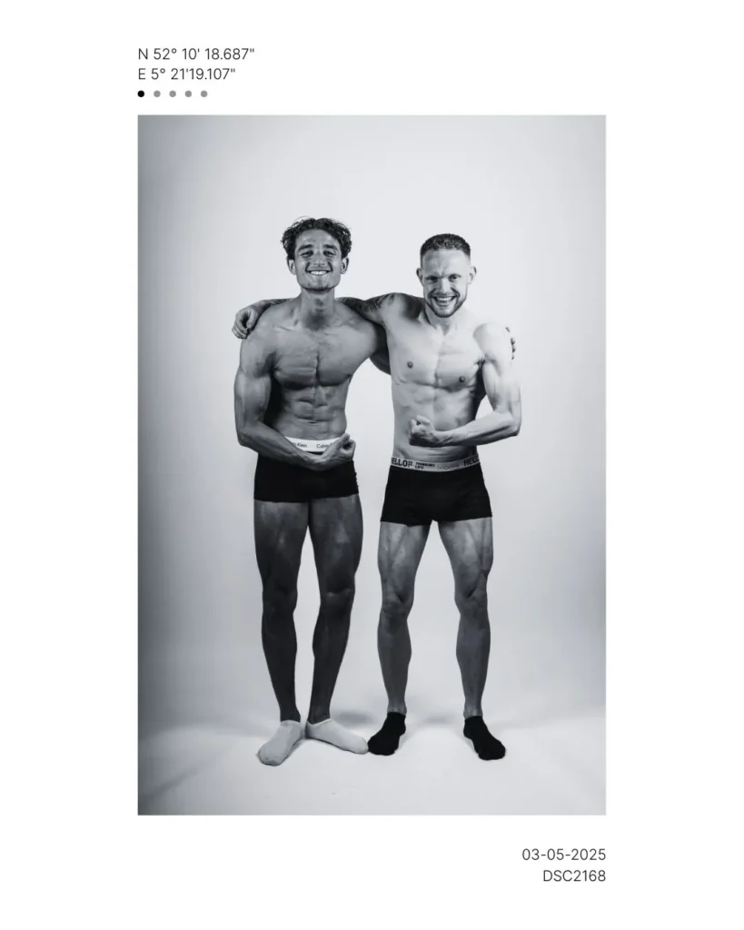 Nino Athletics client during personal training session — brand content by 7EMPLE Netherlands
